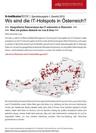 IT Hotspots in Österreich