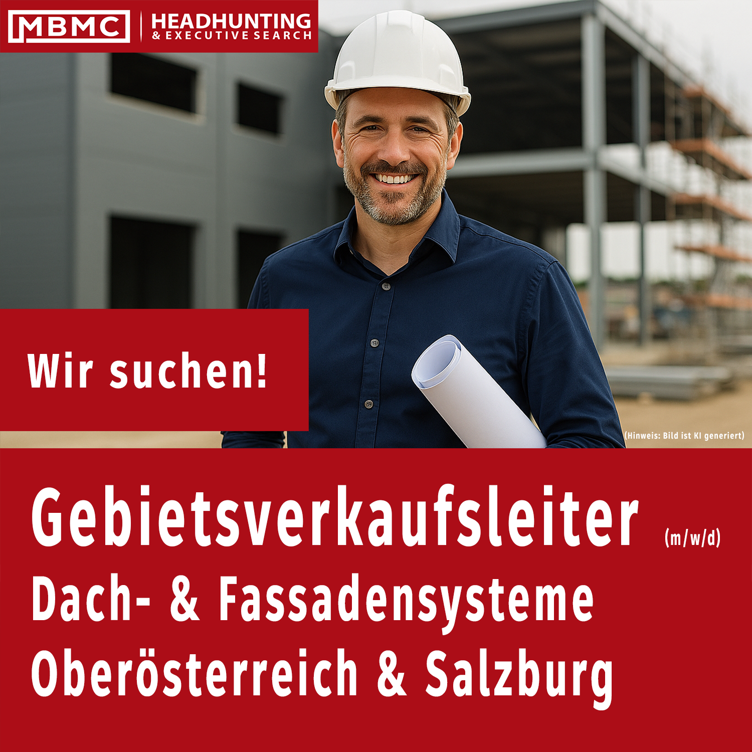 Gebietsverkaufsleiter – Dach- & Fassadensysteme
