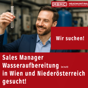 Sales Manager Wasseraufbereitung Wien und Niederöstereich