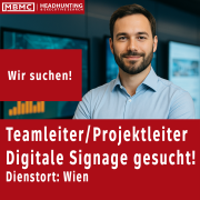 Teamleiter/Projektleiter (m/w/d) – Digitale Signage gesucht!