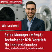 Sales Manager (m/w/d) – Technischer B2B-Vertrieb für Industriekunden